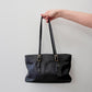 Y2K 2000s COACH 9813 Legacy Medium West Market Tote Purse in Black Leather