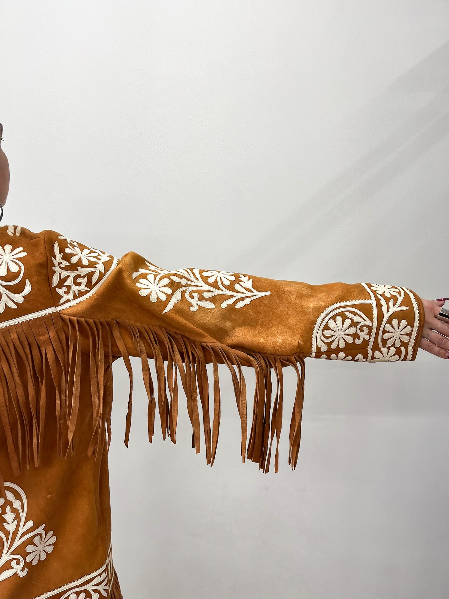 1940s - 1950s Vintage Mexican Tamaulipeca Cuera Embroidered Jacket - RARE!