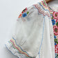 1930s Vintage Hungarian Embroidered Gauze Folk Peasant Blouse