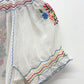 1930s Vintage Hungarian Embroidered Gauze Folk Peasant Blouse