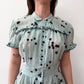 1950s Vintage Paint Splatter Fit and Flare Dress