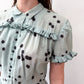 1950s Vintage Paint Splatter Fit and Flare Dress