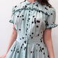 1950s Vintage Paint Splatter Fit and Flare Dress
