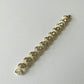 1950s Vintage Rhinestone Studded Golden Bracelet