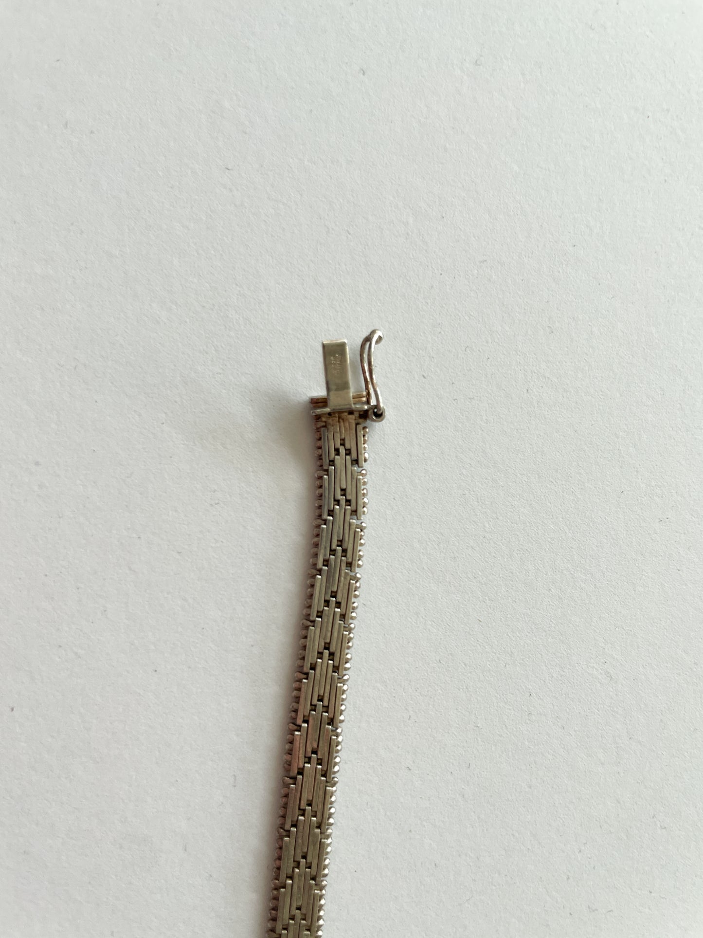 1980s Vintage Italian Riccio Sterling Silver Bracelet