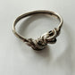 1960s Vintage Sterling Silver Double Ram Heads Aries Cuff Bracelet