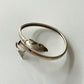 1990s Vintage Sterling Silver Dolphin Wrap Around Cuff Bracelet