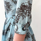 1960s Vintage Nelly Don Novelty Pastoral Print Shirtwaist Dress