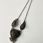 1970s Vintage Heart & Teardrop Statement Necklace