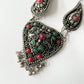 1970s Vintage Heart & Teardrop Statement Necklace