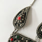 1970s Vintage Heart & Teardrop Statement Necklace