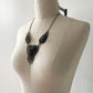 1970s Vintage Heart & Teardrop Statement Necklace
