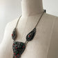 1970s Vintage Heart & Teardrop Statement Necklace