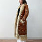 1970s Vintage Embroidered Curly Lamb Full Length Afghan Penny Lane Almost Famous Coat