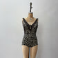 1960s Vintage Iconic Cole of California Leopard Print One Piece Swimsuit Female Animal Collection