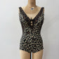 1960s Vintage Iconic Cole of California Leopard Print One Piece Swimsuit Female Animal Collection