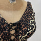 1960s Vintage Iconic Cole of California Leopard Print One Piece Swimsuit Female Animal Collection