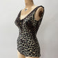 1960s Vintage Iconic Cole of California Leopard Print One Piece Swimsuit Female Animal Collection