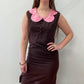 1960s Vintage Gerald McCann London Petal Collar Mod Dress