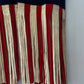1960s 1970s Vintage Stars and Stripes Suede Fringe Vest RARE