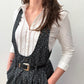 1990s Vintage Anne Fontaine Lace Button Up Blouse with French Cuffs