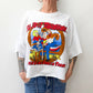 1990s Vintage Line Dancin' Procrastination Crop Top Tee