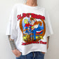 1990s Vintage Line Dancin' Procrastination Crop Top Tee
