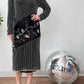 1980s Vintage Sheer Heavily Beaded Silk Party Dress with Cutout & Floral Designs