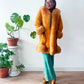 1970s Vintage Butterscotch Suede & Shearling Penny Lane Afghan Coat