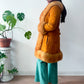 1970s Vintage Butterscotch Suede & Shearling Penny Lane Afghan Coat