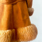 1970s Vintage Butterscotch Suede & Shearling Penny Lane Afghan Coat