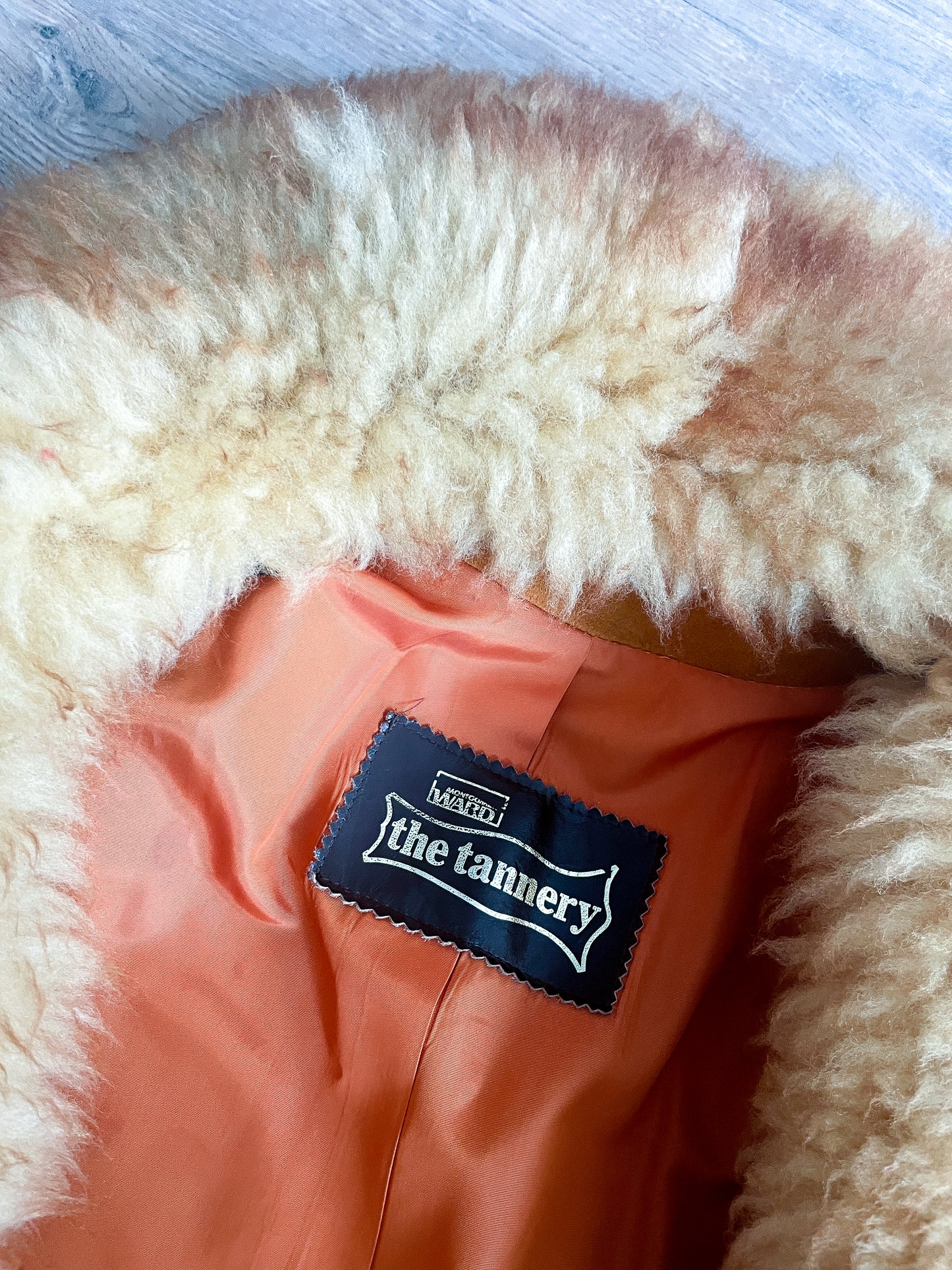 1970s Vintage Butterscotch Suede & Shearling Penny Lane Afghan Coat