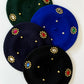 1980s Vintage Gemstone Berets