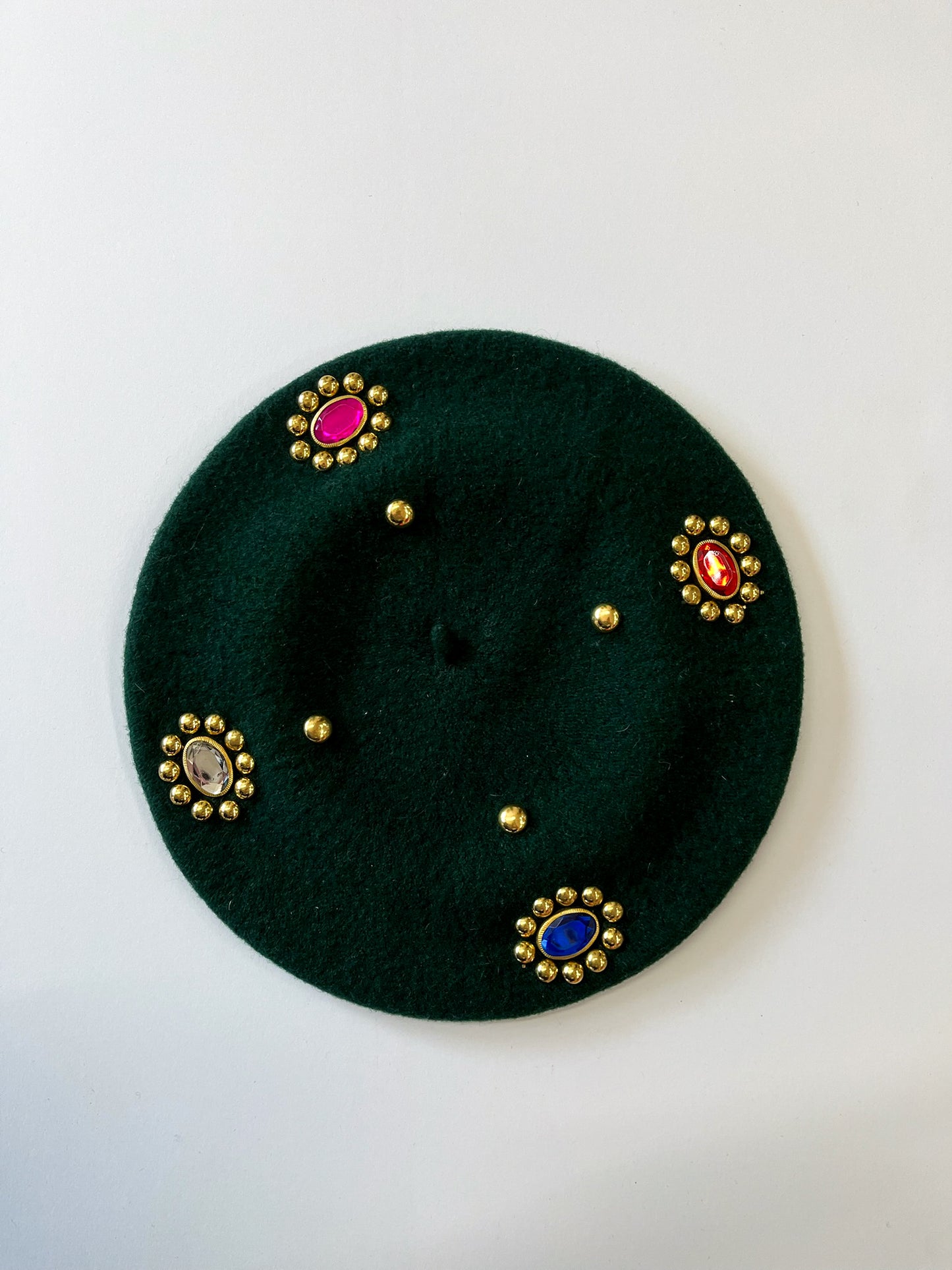 1980s Vintage Gemstone Berets