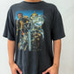 1990s Vintage Jimi Hendrix South Saturn Delta Motorcycle Photo Tee