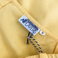1980s Vintage Yellow Cotton Big Pocket Wrap Skirt