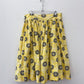 1950s Vintage Medallion Print Handmade Novelty Skirt