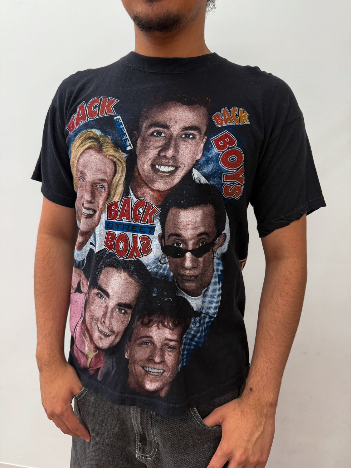 1990s Vintage Backstreet Boys BSB Boy Band Tee Shirt – The Getup