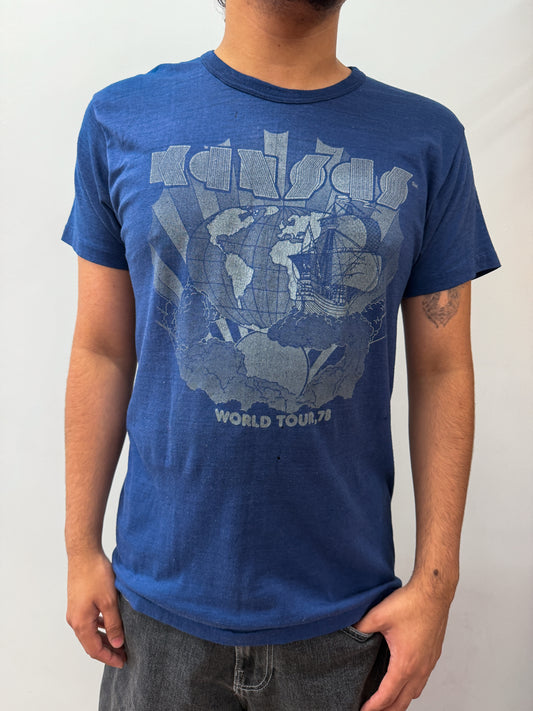 1978 Vintage Kansas World Tour Tee Shirt 1970s