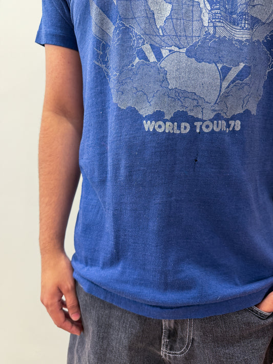 1978 Vintage Kansas World Tour Tee Shirt 1970s