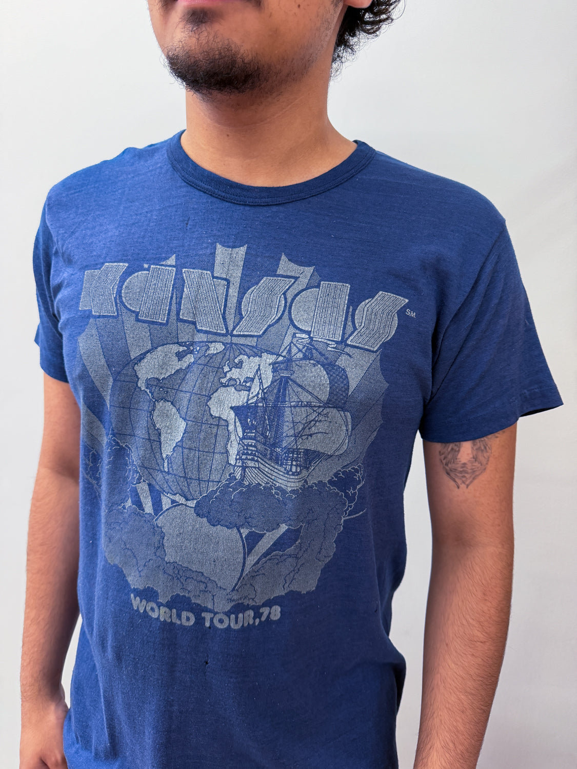 1978 Vintage Kansas World Tour Tee Shirt 1970s