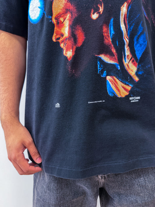 1990s Vintage Bob Marley "Time Will Tell" Documentary Reggae Music Tee 1992