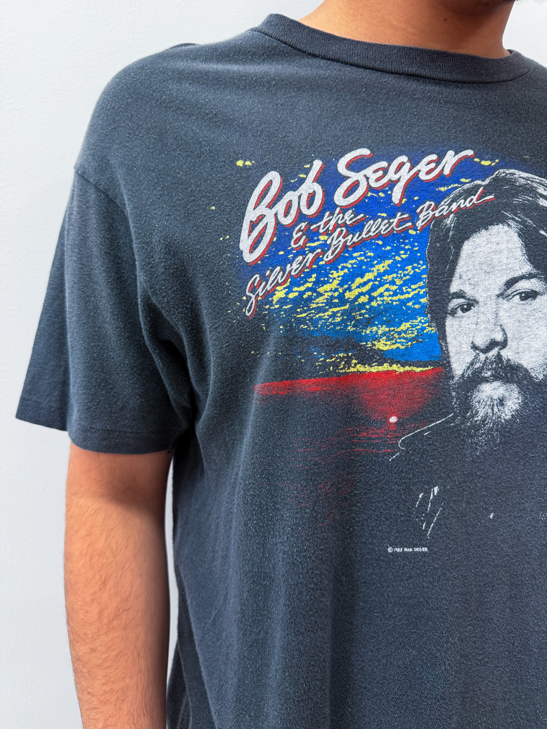 1983 Vintage Bob Seger The Distance Tour Tee 1980s