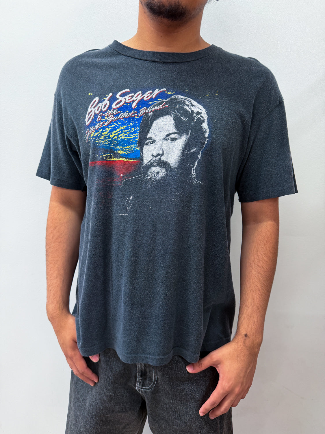 1983 Vintage Bob Seger The Distance Tour Tee 1980s