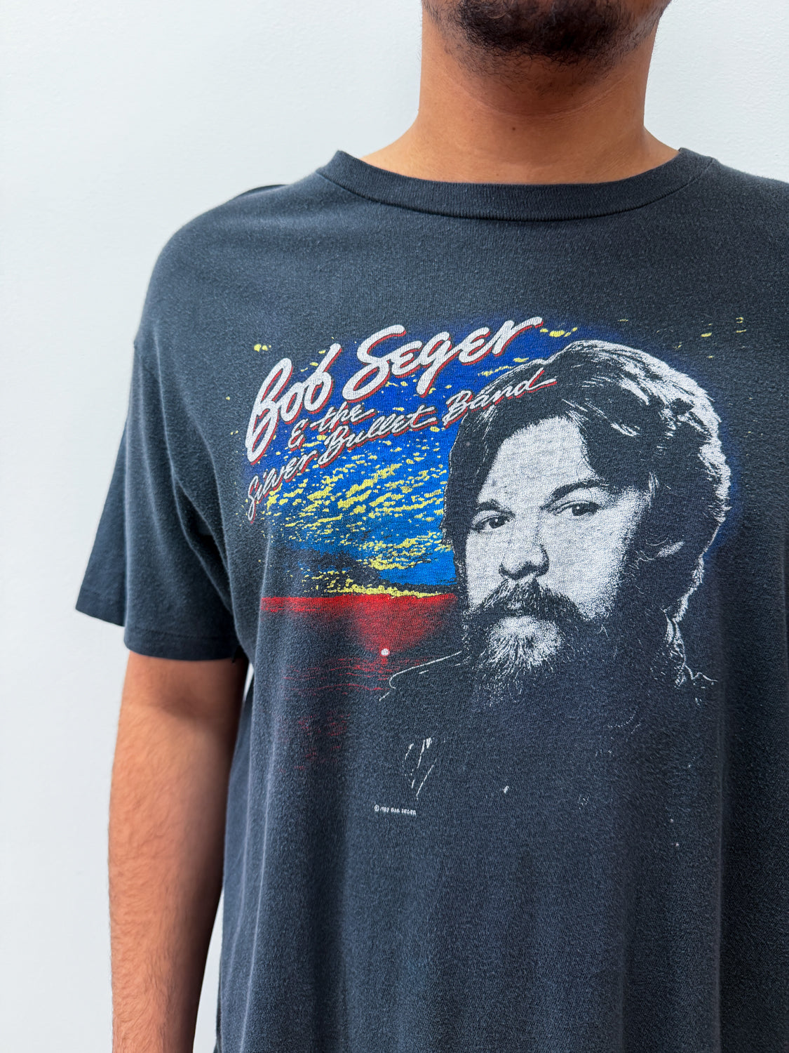 1983 Vintage Bob Seger The Distance Tour Tee 1980s