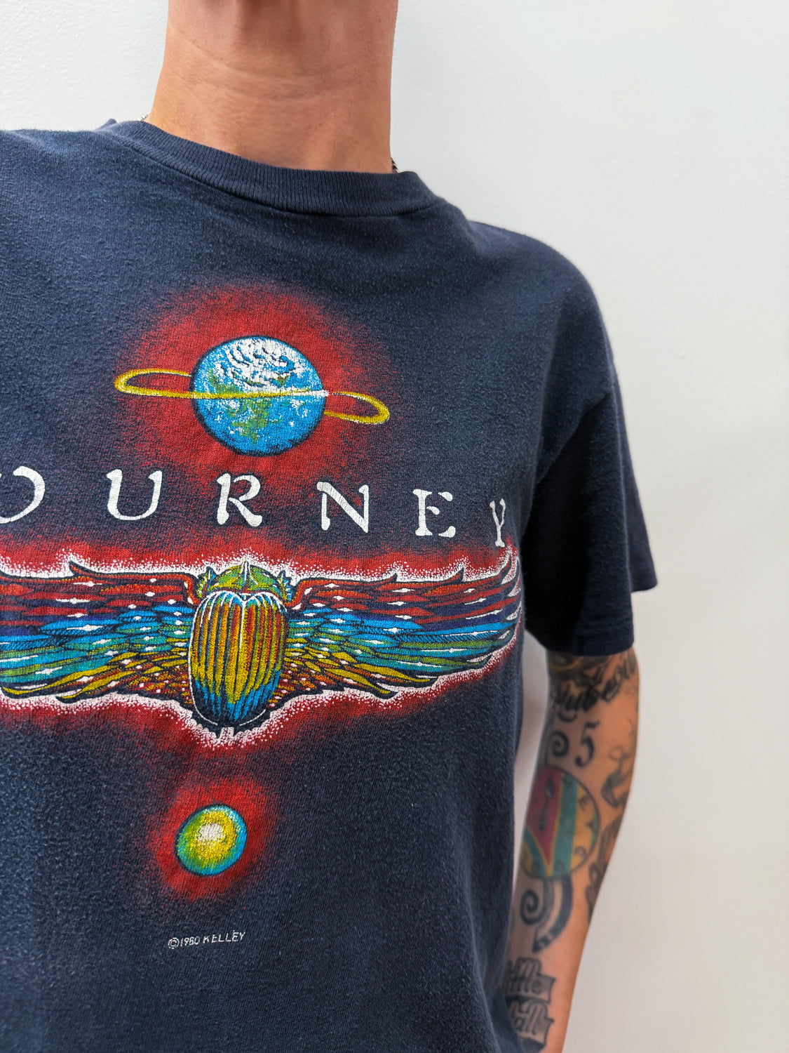 1980s Vintage Journey at Cobo Arena Detroit Michigan Sold Out Tour Tee