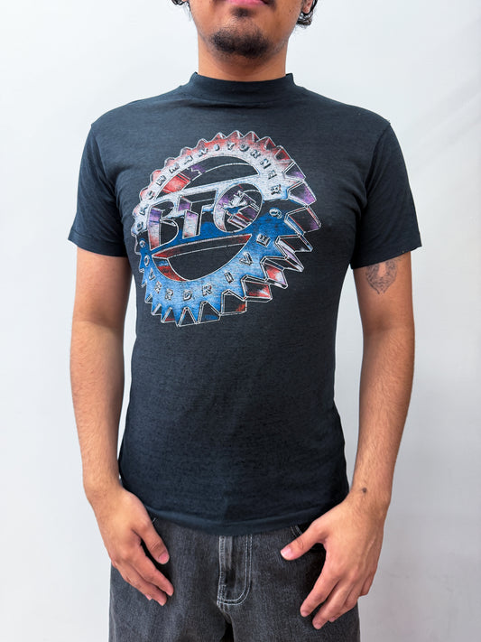1980s Vintage Bachman Turner Overdrive Super Thin Thrashed Band Tee 1985