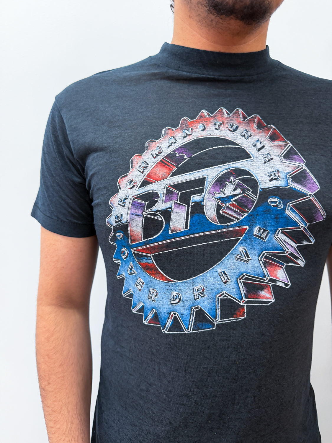 1980s Vintage Bachman Turner Overdrive Super Thin Thrashed Band Tee 1985