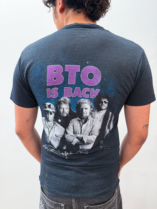 1980s Vintage Bachman Turner Overdrive Super Thin Thrashed Band Tee 1985