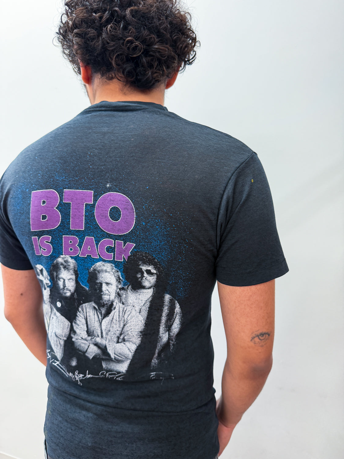 1980s Vintage Bachman Turner Overdrive Super Thin Thrashed Band Tee 1985